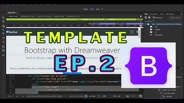สร้างเว็บไซต์Bootstrap ด้วย Bootstrap Template ในAdobe Dreamweaver EP. 2 สร้างเว็บแบนเนอร์ WebBanner