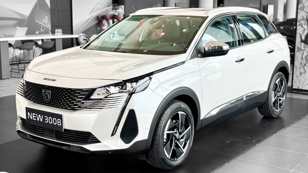 2025 Peugeot 3008 Luxury SUV White Color - YouTube