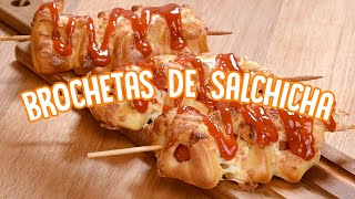 Brochetas de salchicha con Tradipan. - YouTube