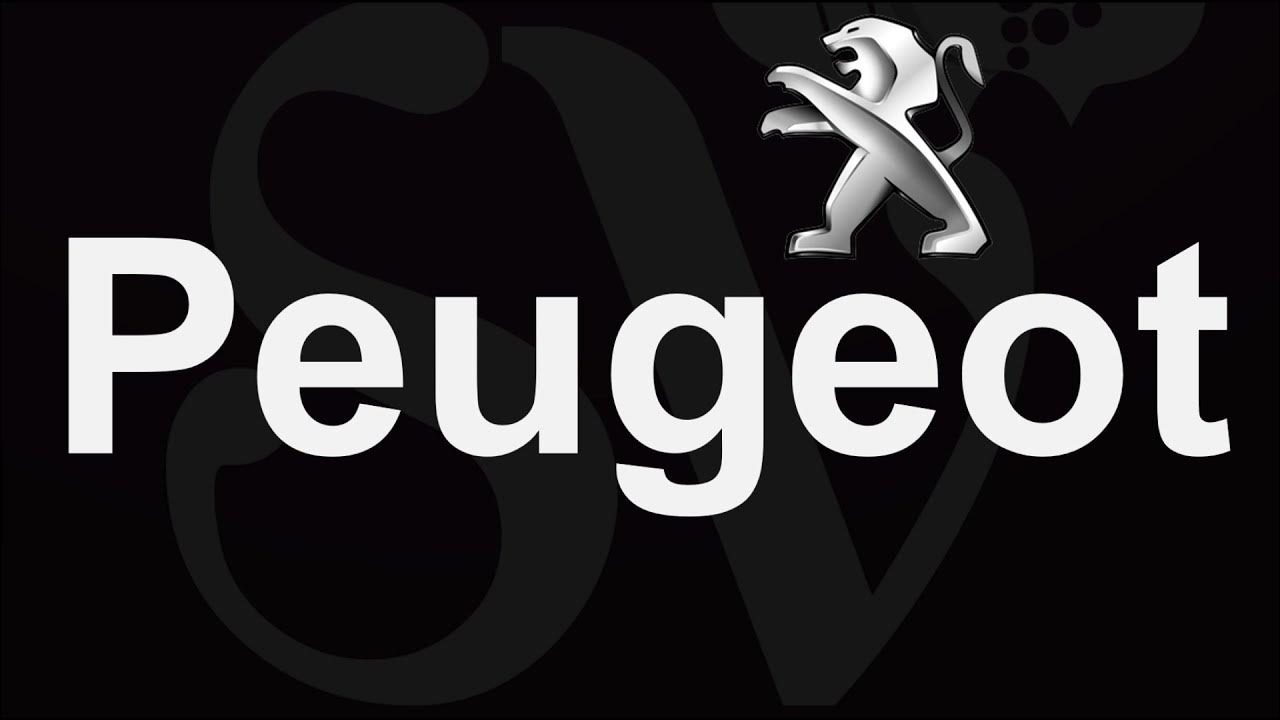 How to Pronounce Peugeot YouTube