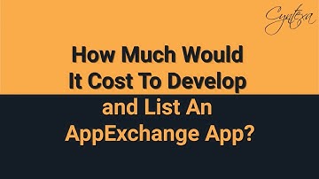 How Much Would It Cost to Develop and List a Salesforce AppExchange App?
