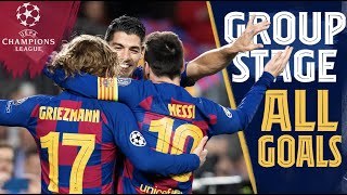 ALL THE GOALS: BARÇA IN THE CHAMPIONS LEAGUE GROUP STAGE