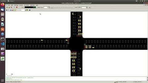 SUMO demo without Reinforcement Learning Model
