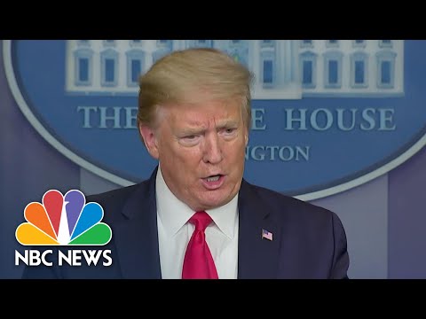 Trump May Do Fewer Coronavirus Briefings At Urging Of White House Allies | NBC Nightly News