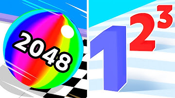 Number Master vs Ball Run 2048 - All Levels Gameplay Walkthrough Android & IOS - NEW GAMES!