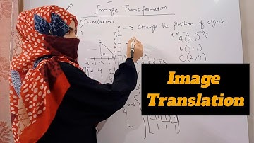 What is 2D Translation Explained in Hindi l Computer Graphics | Digital Image Processing