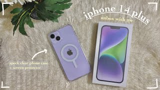 iPhone 14 Plus Purple Unboxing (128gb) 💜