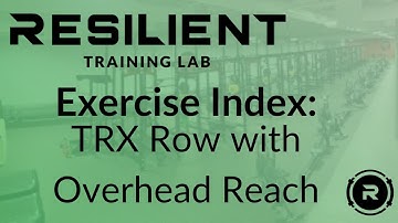 TRX Row with Overhead Reach