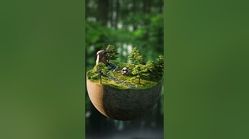 Dreamy Environment in Blender - Recreating Kung Fu Panda #3d #environment #kungfupanda