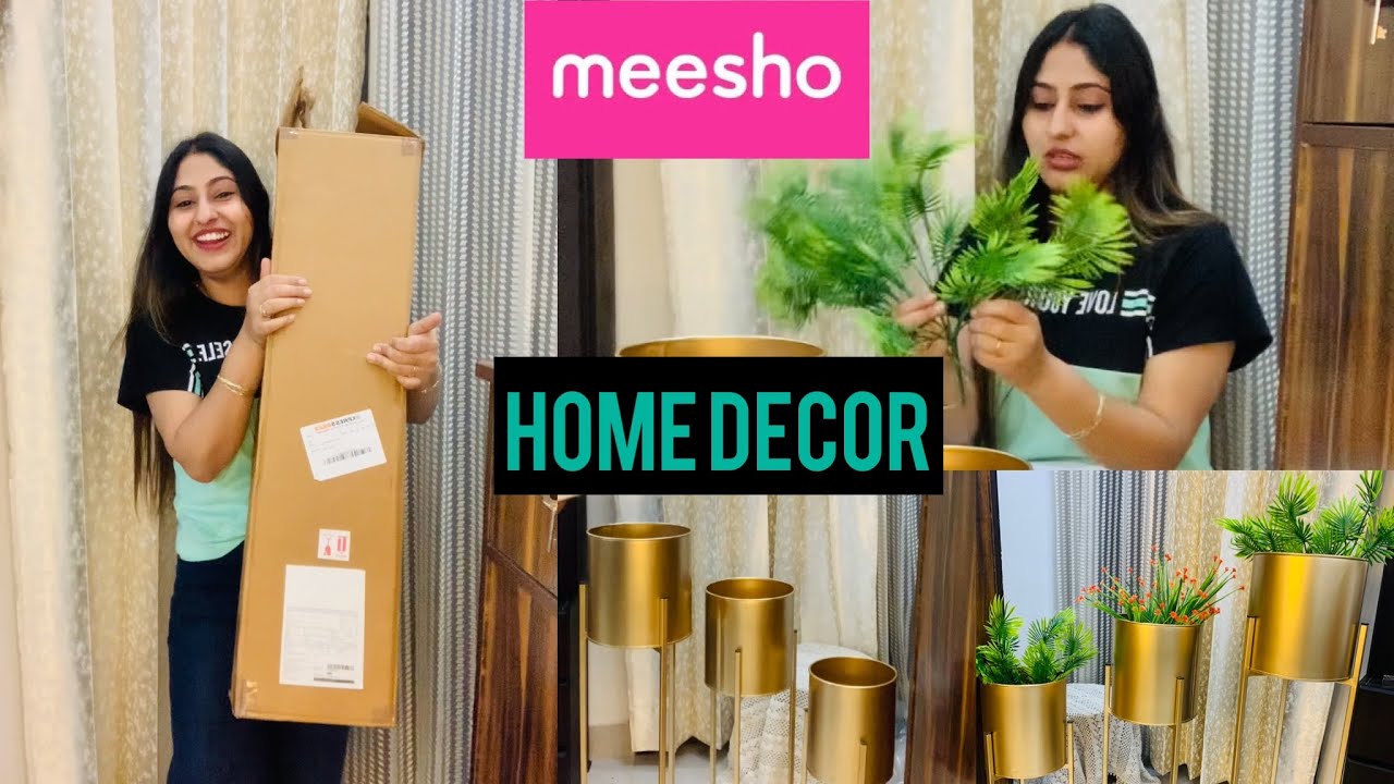 Meesho home decor haul home decor home decor review meesho