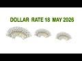 News todayToday news Dollar rate today Mid-market exchange rate Monday, May 18, 2026
