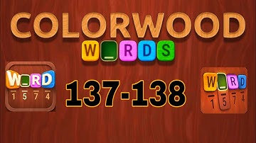 COLORWOOD WORDS Cryptogram level 137 138