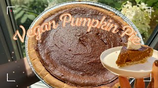 Vegan Pumpkin Pie | easy & simple