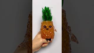 🍍🦉파인애플 부엉이 말랑이 만들기_Pineapple Owl Squishy Diy With Nano Tape! #실리콘 테이프