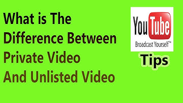 Unlisted Vs Private Upload   Explained