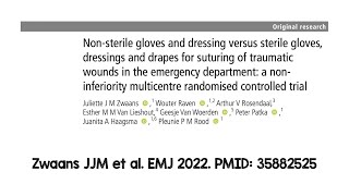 Non Sterile Gloves For Suturing Traumatic Lacerations