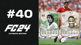 MÁS DISTINTOS DE LO QUE PARECE - BARNES ICONO VS COMODINES DE INVIERNO ULTIMATE TEAM FC24 #40