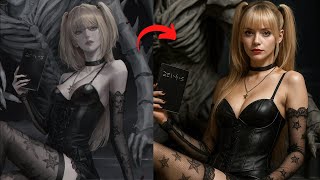 If Death Note Was Real: Misa Amane &amp; other characters in hyper Realistic Edition