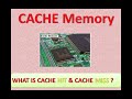 #CACHE MEMORY//DEFINE #CACHE #HIT and CACHE #MISS #shorts