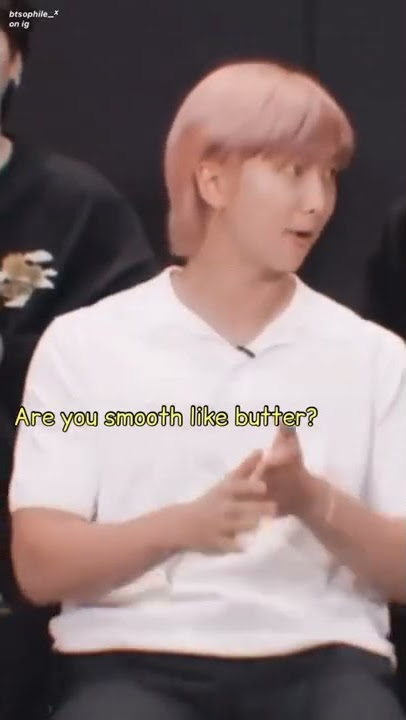 Is Jungkook smooth like butter...😂😂