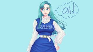 【Timelapse】BULMA.3 4k- DragonBallZ .:Procreate:.