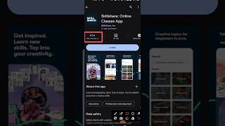 Skillshare Online Classes App // #earnmoney #skillshare #shorts #shortsvideo screenshot 2