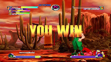 Marvel VS Capcom 2 (Xbox 360) Arcade Mode as Cammy, Captain Commando & Charlie
