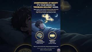 Why You Overthink at Night 🌙 The Science of the Default Mode Network #shorts