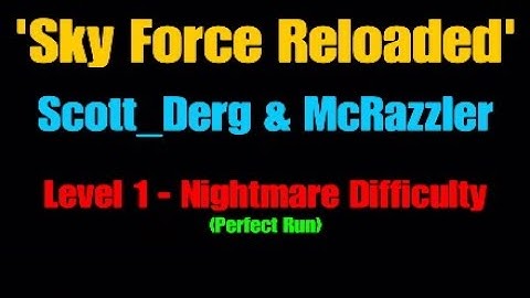 Sky Force Reloaded - Level 1 - Nightmare Difficulty