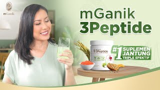 mGanik 3Peptide Suplemen Obat Jantung Kardiovaskular Darah Tinggi Kolesterol Peptide