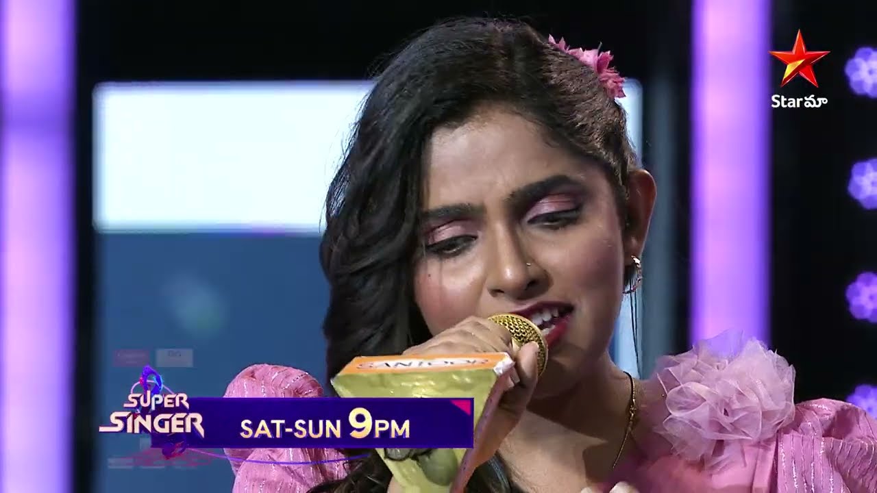 Super Singer  Swetha Mind blowing Song Performance  Sing with Playback Singers  Sat Sun  9 PM