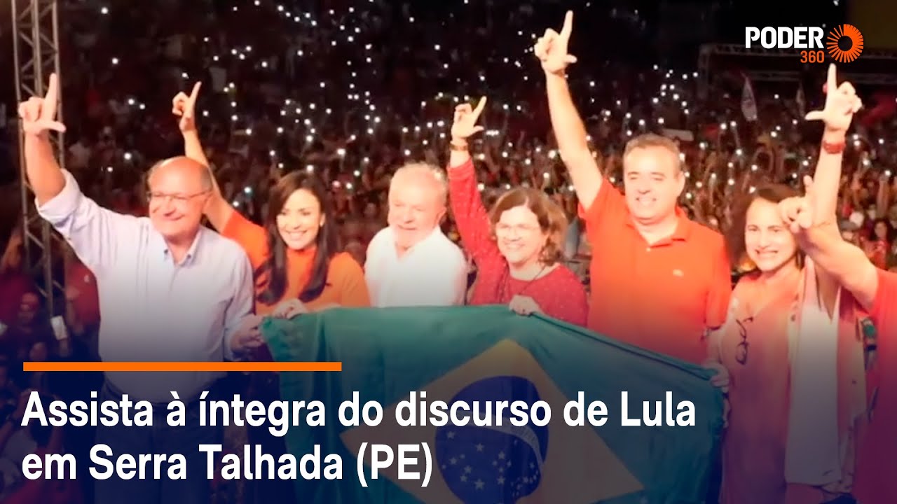 Assista à íntegra do discurso de Lula em Serra Talhada (PE)