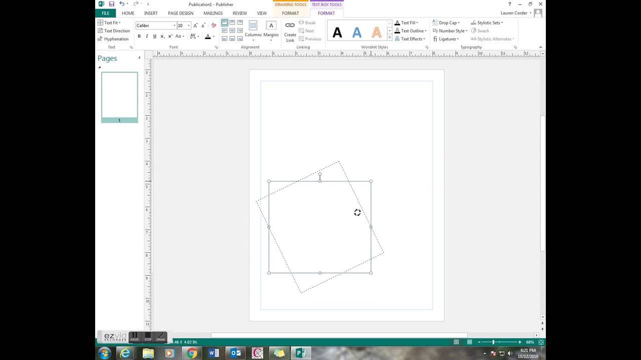 Text Boxes in Publisher - YouTube