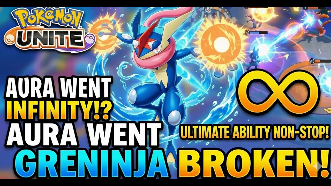 How I Got MVP with GRENINJA Every Game 💯 Pokemon Unite