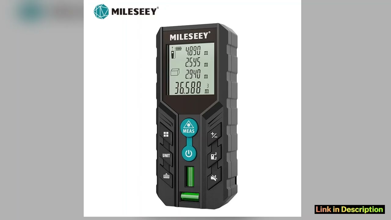 MILESEEY Laser Rangefinder D2 40M 60M 100M 120M Laser Tape Measure Double Horizontal Bubble