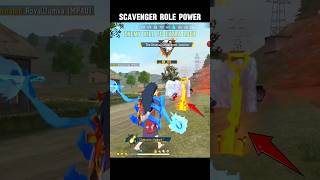 Scavenger Role Power  Free Fire New Update