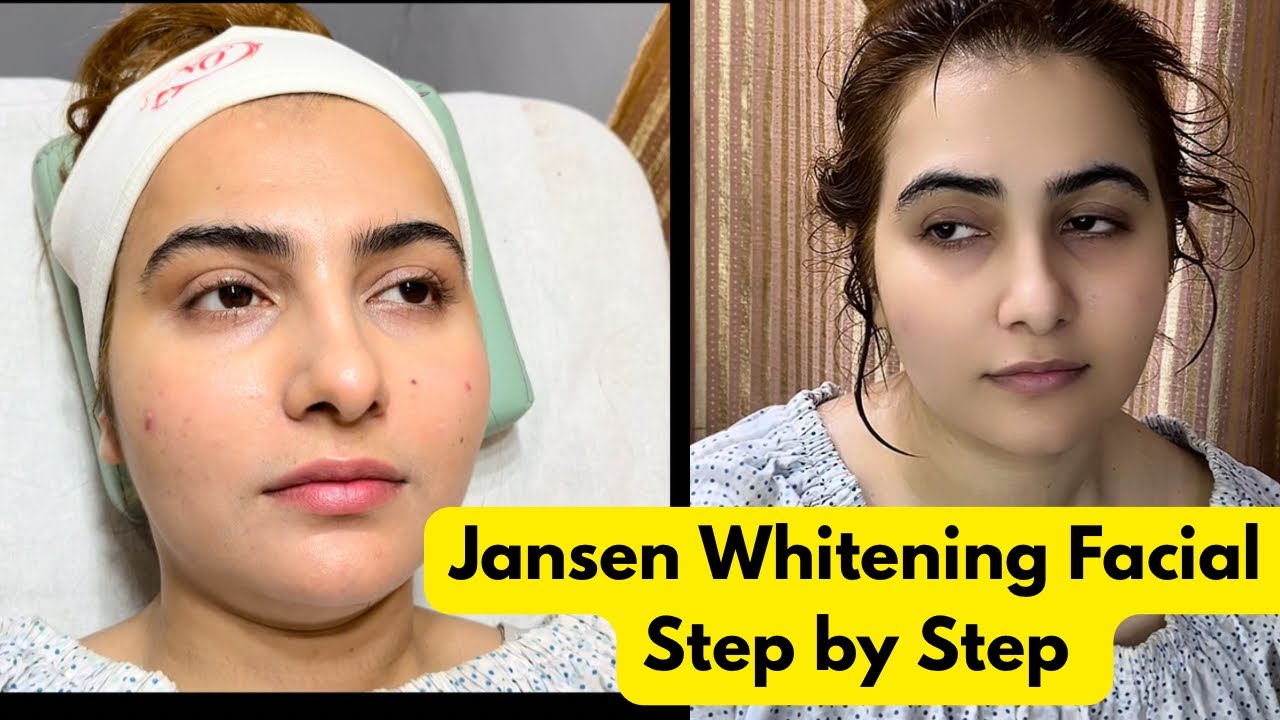 Janssen Whitening Facial & Relaxing Pressure Point Techniques | Professional Skincare Tutorials ❤️‍🩹