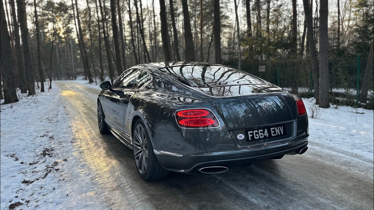 Anthracite Grey Bentley Continental GT Speed