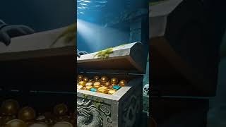 What's inside the ancient underwater chest? 🌊💎#Treasure #Undersea #Mysterious #YouTubeShorts #Discov
