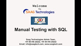 Software Testing Life Cycle / What is Test Planning | Call: +91 94 916 28222 | Saag Tech