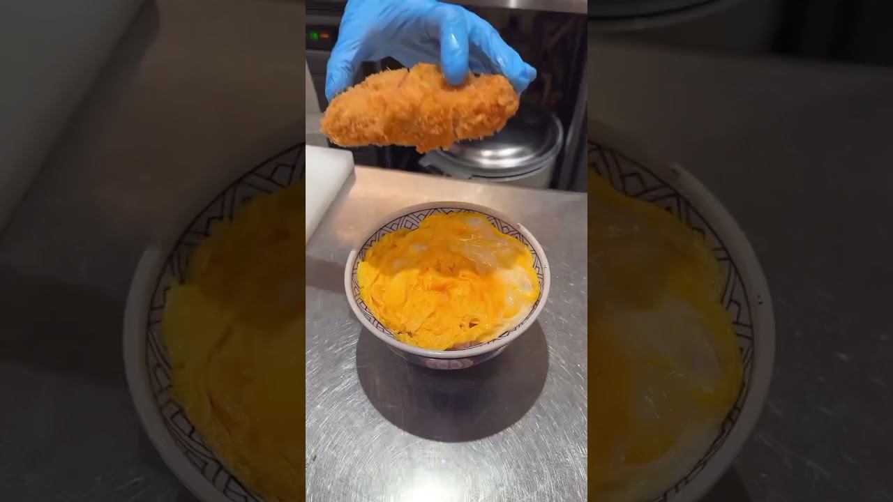 Miso-Grilled Cutlets Drizzled with Secret Sauce in a Rice Bowl