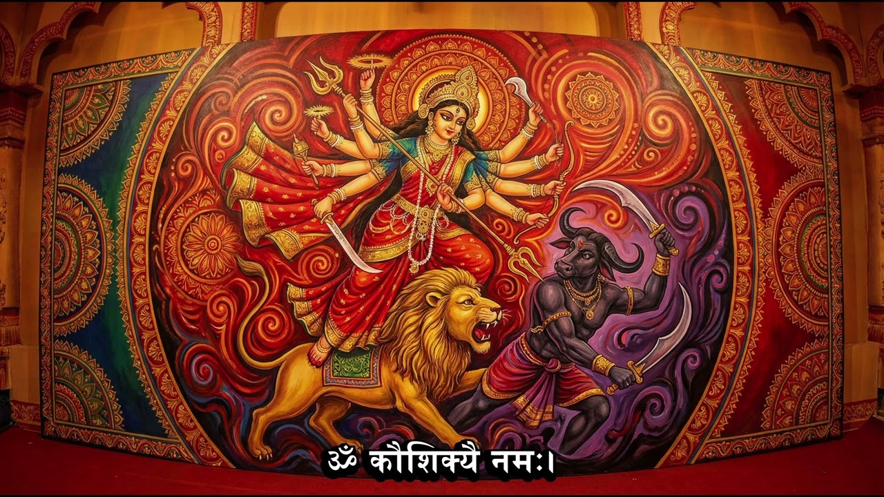 ॐ कौशिक्यै नमः। | Durga Maa Mantra for Divine Strength, Protection & Shakti