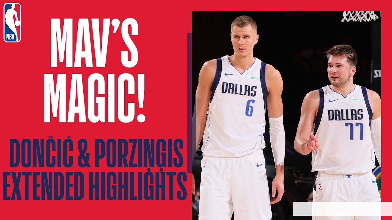 KRISTAPS PORZINGIS and LUKA DONCIC go OFF AGAIN! 💥 | HIGHLIGHTS from combined 56 points in OT win 👏