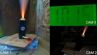 High Powered Rocket Motor Static Test
