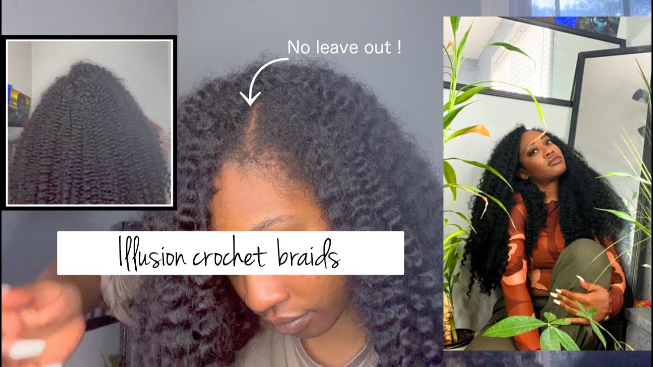 Illusion Curly Crochet Braids // no leave out! YouTube