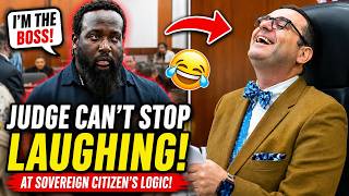 Judge CAN'T Stop Laughing at Sovereign Citizen's Unbelievable Courtroom Logic!