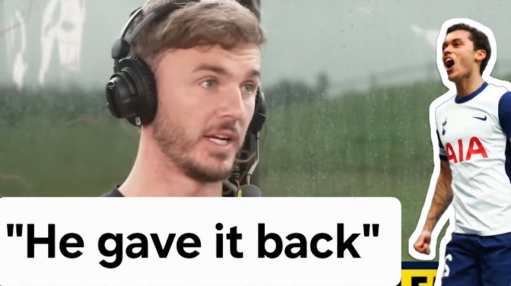 Maddison "Brenan gave it right back" #tottenham