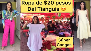 Ropa de $20 pesos del Tianguis Las Torres 😱 súper gangas de la paca