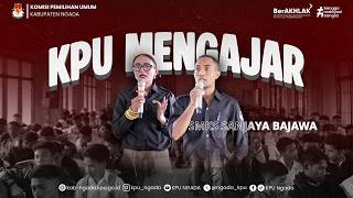 KPU MENGAJAR #6 | Antusiasme Siswa SMKS Sanjaya Bajawa Belajar Demokrasi