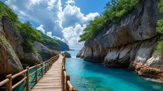 Beautiful Relaxing Music, Underwater Tropical fish, Coral reefs, Sea Turtles in 4k by Tim Janis